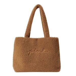 Victoria's Secret PINK Cozy-PlushFleece Sherpa Tote Bag